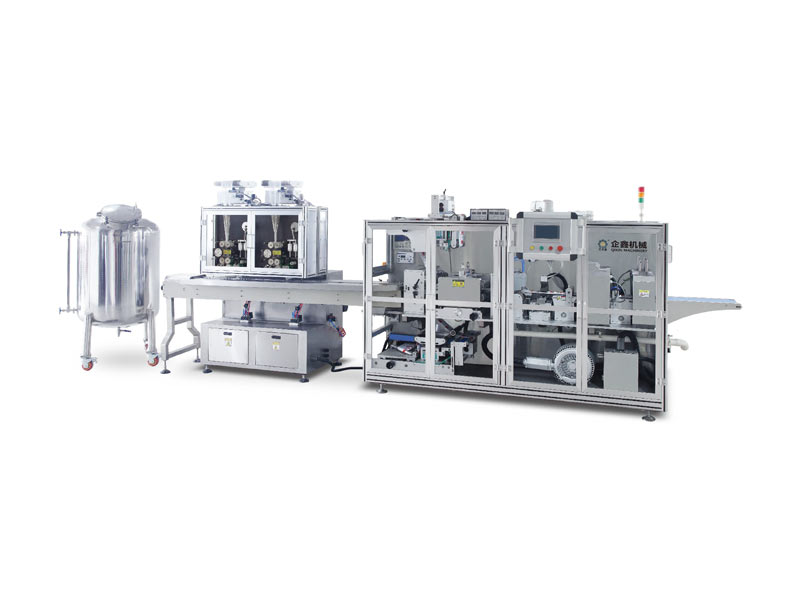 QX-400  卧式四边封湿巾包装机